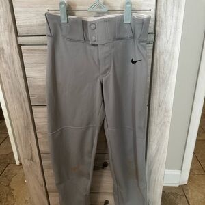 Nike Kids Gray baseball pants Size medium